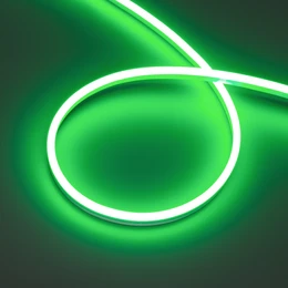 Фото #1 товара Светодиодная лента герметичная HALO-SIDE-A168-6x13mm 24V Green (10 W/m, IP67, 2835, 5m) (Arlight, Силикон)