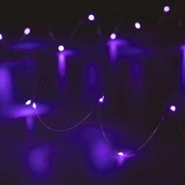 Фото #1 товара Светодиодная гирлянда ARD-DEW-HOME-2000-CLEAR-20LED-STD Purple (3V, Battery Pack) (Ardecoled, IP20)