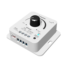 Фото #1 товара INTELLIGENT ARLIGHT Диммер SMART-PWM-101-32-DIM-SUF (12-48V, 1x8A, 2.4G) (IARL, IP20 Пластик, 5 лет)