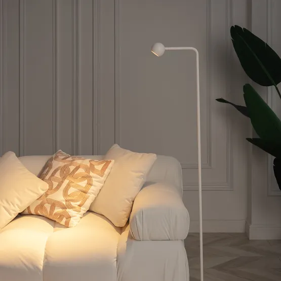 Фото #2 товара Светильник SP-OTTORI-FLOOR-6W Warm3000 (WH, 30 deg, 230V) (Arlight, IP20 Металл, 3 года)