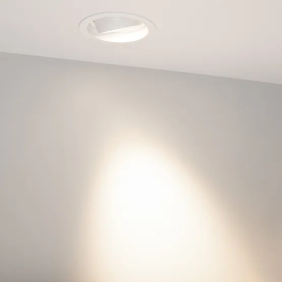 Фото #4 товара Светильник MS-VORTEX-BUILT-R135-30W Day4000 (WH-WH, 30 deg, 230V) (Arlight, IP20 Металл, 5 лет)