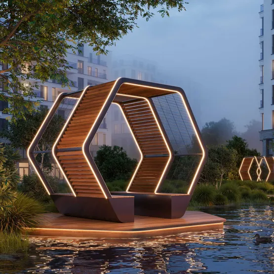 Фото #2 товара Светодиодная лента герметичная HORIZON-3D-А120-12x12mm 24V White6000 (12 W/m, IP67, 5m, wire x1) (Arlight, Вывод боковой, 5 лет)