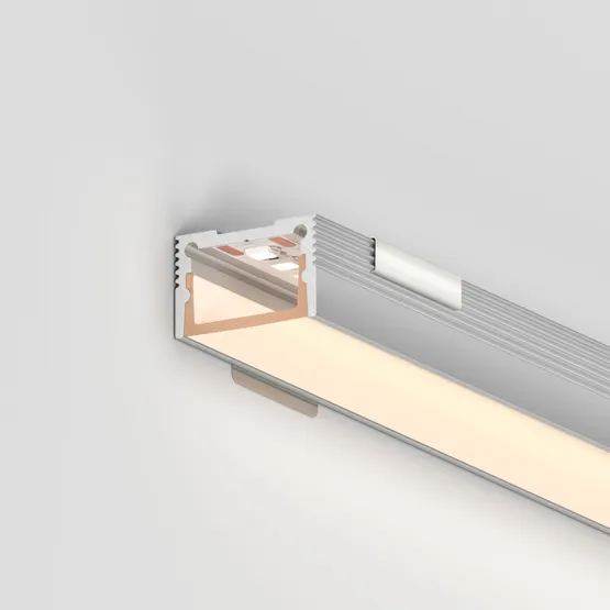 Фото #7 товара Профиль с экраном SL-SLIM20-H13-2000 ANOD+OPAL (Arlight, Алюминий)