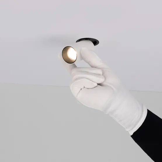 Фото #2 товара Светильник SP-NUANCE-TRIMLESS-PULL-R35-7W Warm3000 (WH, 36 deg, 230V) (Arlight, IP40 Металл, 5 лет)