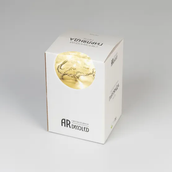 Фото #6 товара Светодиодная гирлянда ARD-STRING-HOME-5000-CLEAR-50LED-FLASH WHITE (230V, 3.5W) (Ardecoled, IP20)