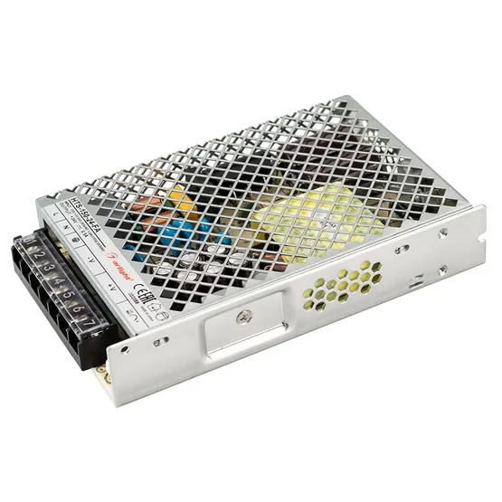 Фото #1 товара Блок питания HTS-150-24-FA (24V, 6.5A, 150W) (Arlight, IP20 Сетка, 3 года)