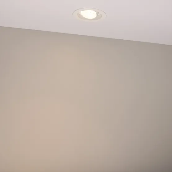 Фото #2 товара Светильник MS-VORTEX-BUILT-R90-12W Warm3000 (WH-WH, 20 deg, 230V) (Arlight, IP20 Металл, 5 лет)