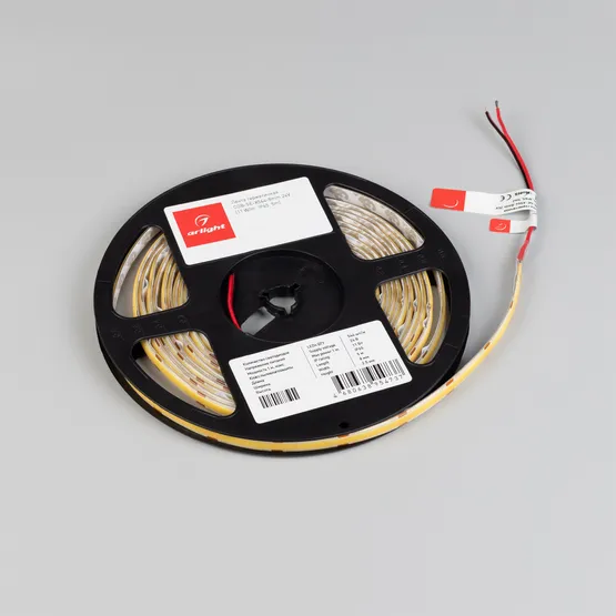 Фото #3 товара Светодиодная лента герметичная COB-SE-X544-8mm 24V Warm2700 (11 W/m, IP65, 5m) (Arlight, -)