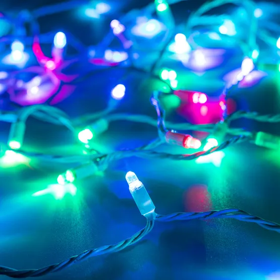 Фото #1 товара Светодиодная гирлянда ARD-STRING-CLASSIC-15000-WHITE-100LED-LIVE RGB-SPI (12V, 53W) (Ardecoled, IP65)