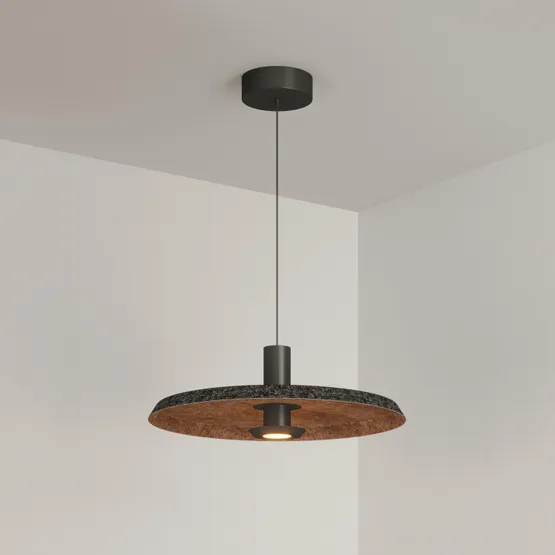 Фото #2 товара Светильник SP-KOTARO-R450-12W Warm3000 (BK-CF, 36 deg, 230V, TRIAC) (Arlight, IP20)