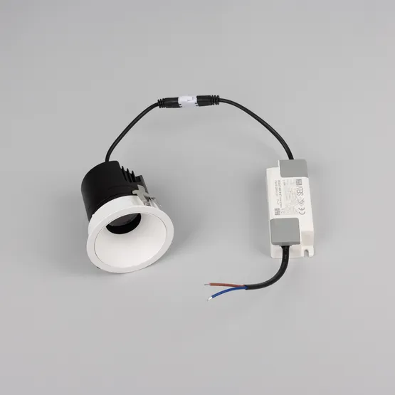 Фото #2 товара Светильник MS-ARADO-BUILT-R65-9W Warm3000 (WH-WH, 55 deg, 230V) (Arlight, IP20 Металл, 5 лет)