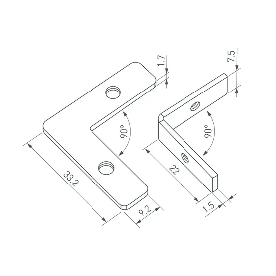 Фото #2 товара Соединитель профиля LINE-6070-90 Set (Arlight, Металл)