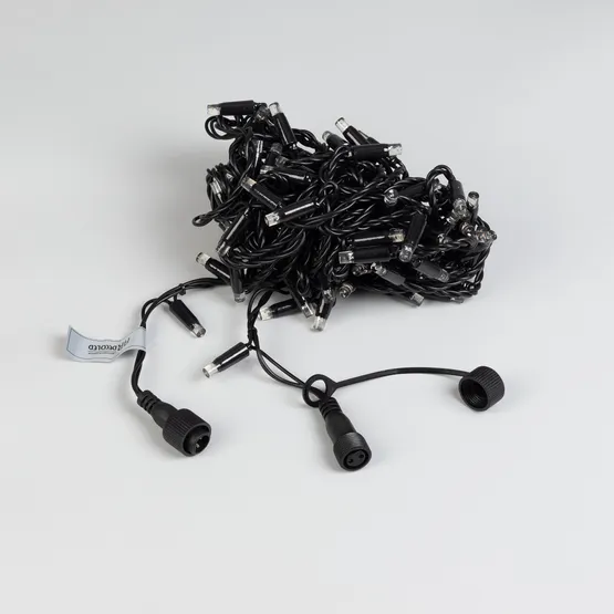 Фото #4 товара Светодиодная гирлянда ARD-STRING-CLASSIC-10000-BLACK-100LED-STD WARM (230V, 7W) (Ardecoled, IP65)