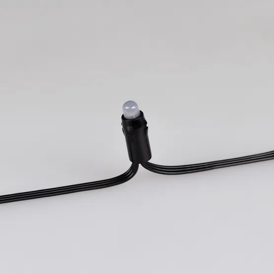 Фото #2 товара Светодиодная гирлянда Нить Смарт ARD-MOOD-CLASSIC-10000-BLACK-48LED RGBY-SPI (230V, 8W, Tuya Wi-Fi) (Ardecoled, IP65)
