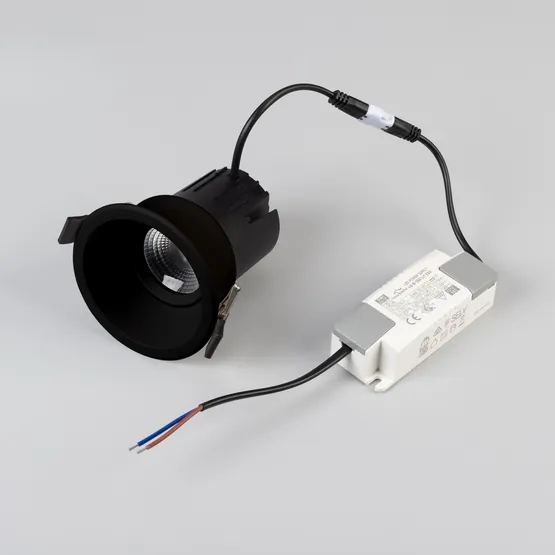 Фото #2 товара Светильник MS-FLOW-BUILT-R85-12W Day4000 (BK, 38 deg, 230V) (Arlight, IP20 Металл, 5 лет)