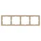 Минифото #3 товара Рамка пластиковая FRM-NOBE-SFPL-4-GD (Arlight, -)