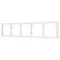 Минифото #1 товара Рамка пластиковая FRM-NOBE-SFPL-5-WH (Arlight, -)