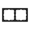 Минифото #2 товара Рамка пластиковая FRM-NOBE-SFPL-2-BK (Arlight, -)