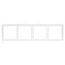 Минифото #2 товара Рамка пластиковая FRM-NOBE-SFPL-4-GD (Arlight, -)