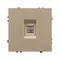 Минифото #2 товара Механизм компьютерной розетки SCT-NOBE-MPC1-SFPL-GD (RJ-45, CAT6) (Arlight, -)