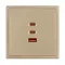 Минифото #3 товара ARL NOBE USB Розетка тип А+С+С софт-тач золотой песок SCT-MUACC-SFPL-FC-GD (65W, QC3) (Arlight, -)