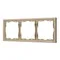 Минифото #1 товара Рамка пластиковая FRM-NOBE-SFPL-3-GD (Arlight, -)